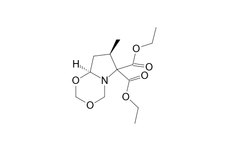 Diethyl (7R,8as)-7-methyldihydro-4H-pyrrolo[2,1-D][1,3,5]dioxazine-6,6(7H)-dicarboxylate