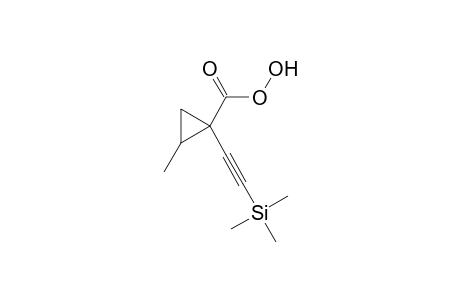 Cyclopropanoic acid, -1-trimethylsilylehynyl,-2-methyl, methyl ester, (-E)