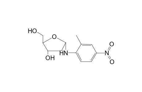 2-(hydroxymethyl)-5-(2-methyl-4-nitro-anilino)tetrahydrofuran-3-ol
