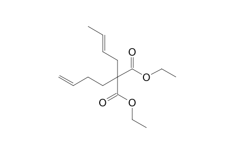 2-[(E)-but-2-enyl]-2-but-3-enyl-malonic acid diethyl ester