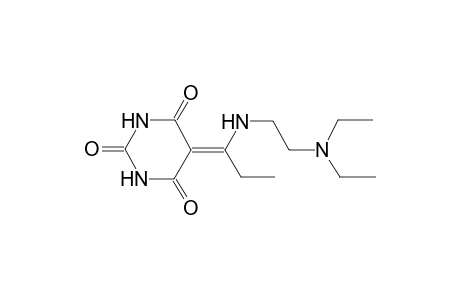 5-(1-([2-(Diethylamino)ethyl]amino)propylidene)-2,4,6(1H,3H,5H)-pyrimidinetrione