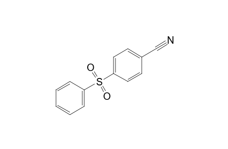 p-(phenylsulfonyl)benzonitrile