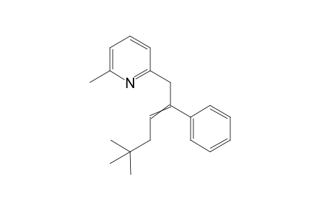 2-(5,5-dimethyl-2-phenylhex-2-enyl)-6-methylpyridine