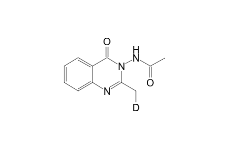3-ACETYLAMINO-[2H1]-METHYL-QUINAZOLIN-4(3H)-ONE;ISOMER-C