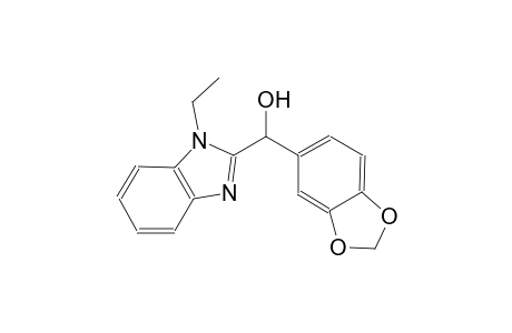 1,3-benzodioxol-5-yl(1-ethyl-1H-benzimidazol-2-yl)methanol