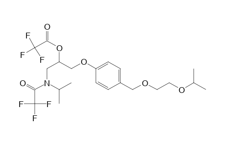 4-[3'-{N'-(trifluoroacetyl)-N'-isopropylamino-2'-(trifluoroacetoxy)propoxy]-1-[(2'-(isopropoxy)ethoxy] methylbenzene