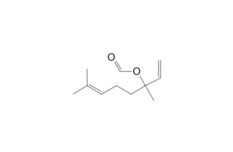 3,7-Dimethyl-1,6-octadien-3-ol formate