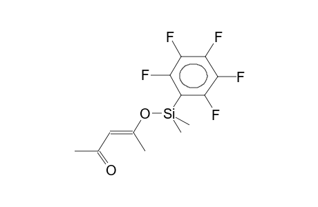 TRANS-2-[DIMETHYL(PENTAFLUOROPHENYL)SILYLOXY]PENTEN-2-ONE-4