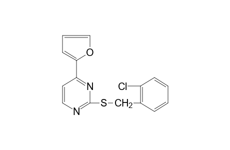 2-[(o-chlorobenzyl)thio-4-(2-furyl)pyrimidine