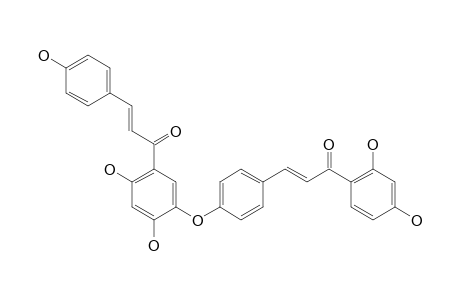 RHUSCHALCONE-II;2',4',4'',2''',4'''-PENTAHYDROXY-4-O-5'''-BICHALCONE