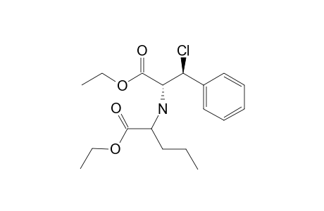 (2R,3S) Ethyl 3-chloro-2(1-ethoxycarbonyl-1-n-propyl)methylamino-3-phenylpropionate