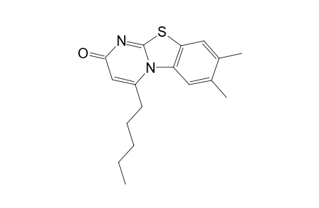 7,8-Dimethyl-4-pentyl-2H-pyrimido[2,1-b]benzothiazol-2-one