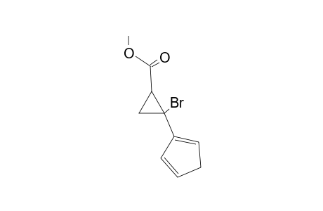 Methyl 2-bromo-2-( cyclopent-1',4'-dienyl)cyclopropanecarboxylate