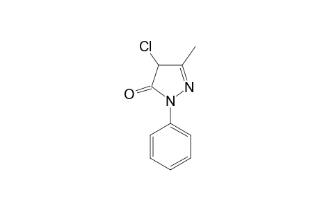4-chloro-3-methyl-1-phenyl-2-pyrazolin-5-one