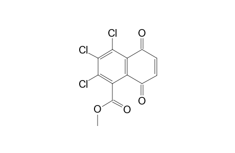 2,3,4-Trichloro-5,8-dioxo-5,8-dihydronaphthalene-1-carboxylic acid methyl ester