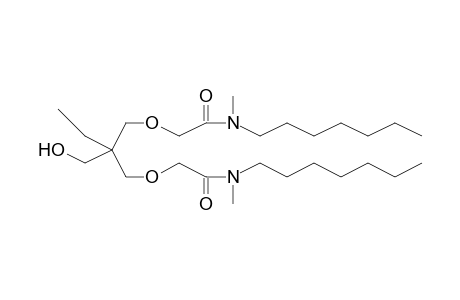 n-Heptyl-2-(2-[(heptyl-methyl-carbamoyl)-methoxy-methyl]-2-hydroxymethyl-butoxy)-N-methyl-acetamide