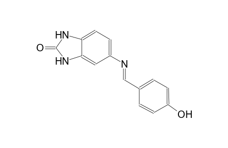 5-{[(E)-(4-hydroxyphenyl)methylidene]amino}-1,3-dihydro-2H-benzimidazol-2-one