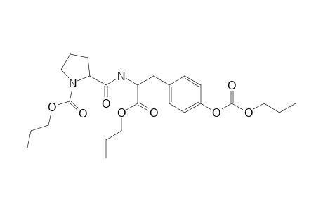 L-pro-L-tyr, N,o-di(N-Propyloxycarbonyl)-, N-propyl ester (isomer 1)