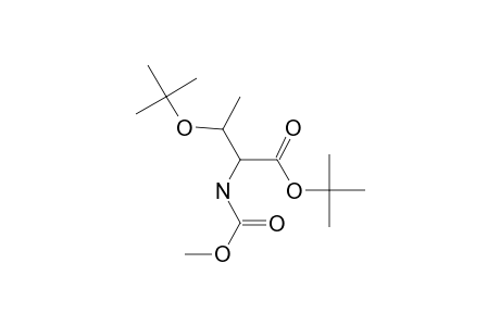 o-Tert-butyl-N-methoxycarbonyl-L-threonine, tert-butyl ester