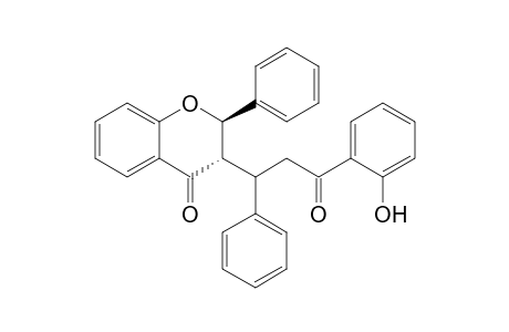 (2R*,3S*,.beta.S*)-3-[3-(2-Hydroxyphenyl)-1-phenyl-3-oxopropyl]-2-phenyl-2,3-dihydro-4H-benzopyran-4-one