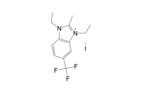 1,3-diethyl-2-methyl-5-(trifluoromethyl)benzimidazolium iodide