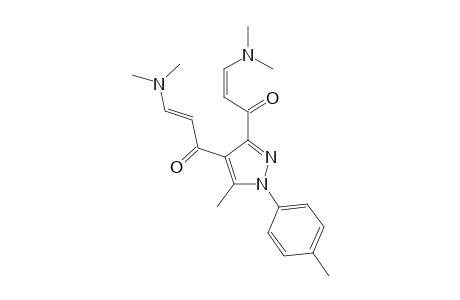 3,4-Bis[3-(N,N-dimethylamino)acryloyl]-1-(p-tolyl)-5-methyl-1H-pyrazole