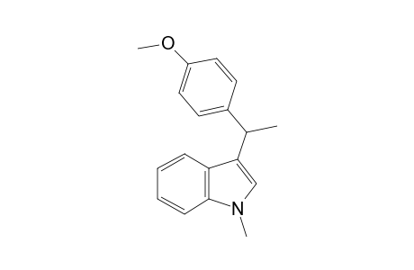 3-[1-(4-Methoxyphenyl)ethyl]-1-methyl-indole