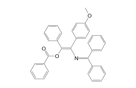 Benzenemethanol, .alpha.-[[(diphenylmethylene)amino](4-methoxyphenyl)methylene]-, benzoate (ester), (E)-