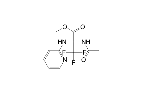 2-Acetylamino-3,3,3-trifluoro-2-(pyridin-2-ylamino)-propionic acid methyl ester