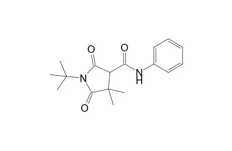 1-TERT.-BUTYL-4,4-DIMETHYL-2,5-DIOXOPYRROLIDINE-3-CARBOXYLIC-ACID-PHENYLAMIDE