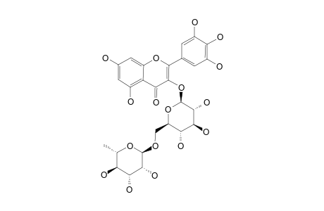 MYRICETIN-3-RUTINOSIDE;MYRICETIN-3-O-(6''-O-ALPHA-L-RHAMNOPYRANOSYL)-BETA-D-GLUCOPYRANOSIDE
