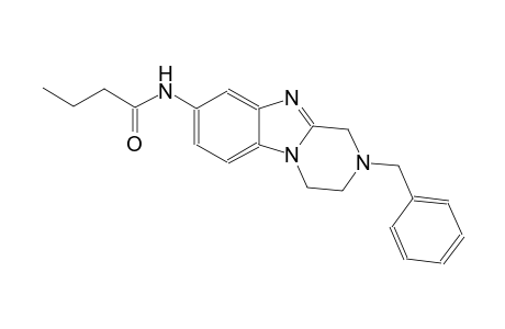 N-(2-benzyl-1,2,3,4-tetrahydropyrazino[1,2-a]benzimidazol-8-yl)butanamide