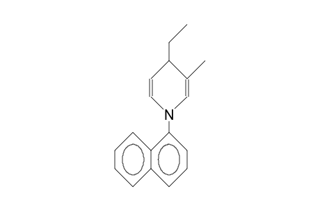 1-(1-Naphthyl)-4-ethyl-3-methyl-1,4-dihydro-pyridine