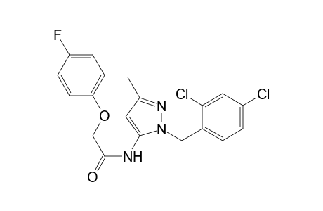 Acetamide, N-[1-[(2,4-dichlorophenyl)methyl]-3-methyl-1H-pyrazol-5-yl]-2-(4-fluorophenoxy)-