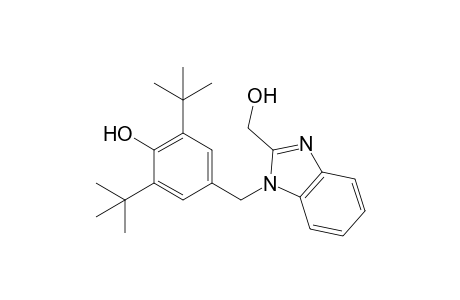 2,6-DI-tert-BUTYL-alpha-[2-(HYDROXYMETHYL)-1-BENZIMIDAZOLYL]-p-CRESOL