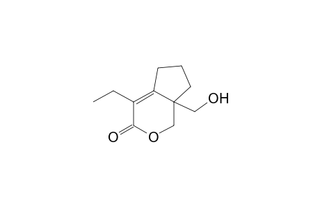 5-Ethyl-1-hydroxymethyl-3-oxabicyclo[4.3.0]non-5-en-4-one