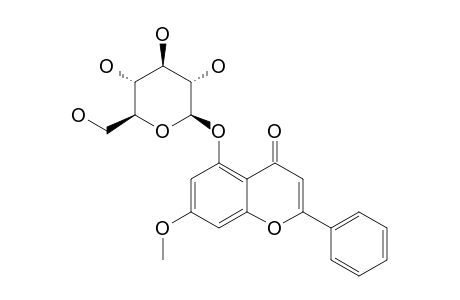 TECTOCHRYSIN-5-BETA-D-GLUCOPYRANOSIDE