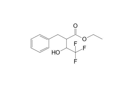 2-Benzyl-4,4,4-trifluoro-3-hydroxybutyric acid, ethyl ester
