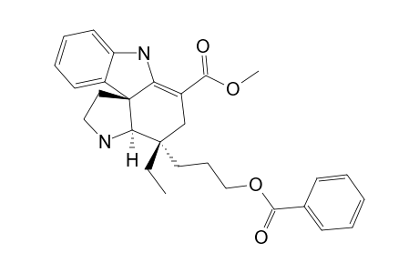 20-BETA,21-ALPHA-2,16-DIDEOXY-3-(BENZOYLOXY)-16-(METHOXYCARBONYL)-3,14-SECOASPIDOSERMIDINE