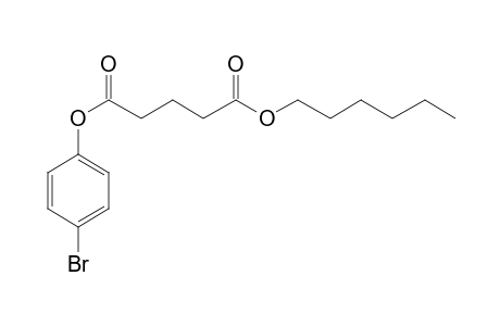 Glutaric acid, 4-bromophenyl hexyl ester