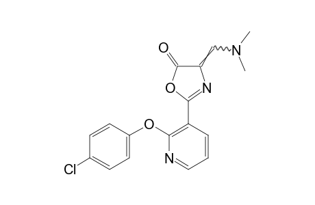 2-[2-(p-chlorophenoxy)-3-pyridyl]-4-[(dimethylamino)methylene]-2-oxazolin-5-one