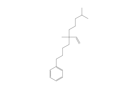 1-PHENYL-5-VINYL-5,9-DIMETHYL-DECANE