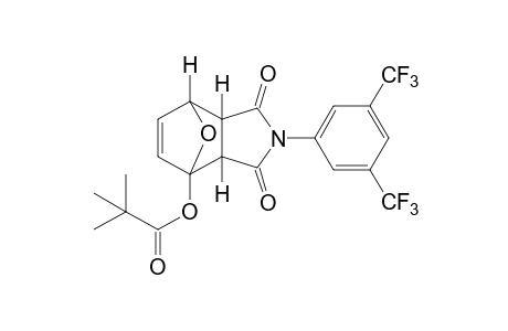 N-(alpha,alpha,alpha,alpha',alpha',alpha'-hexafluoro-3,5-xylyl)-4-hydroxy-7-oxabicyclo[2.2.1]hept-5-ene-2,3-dicarboximide, pivalate (ester)