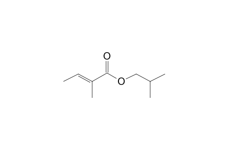 2-Butenoic acid, 2-methyl-, 2-methylpropyl ester, (E)-