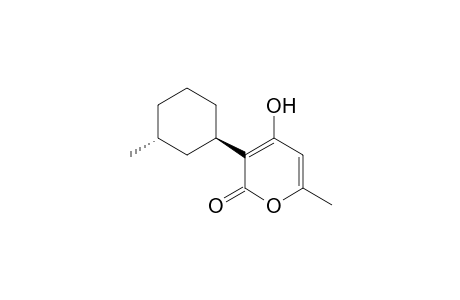 trans-4-hydroxy-6-methyl-3-(3-methylcyclohexyl)-2-pyrone