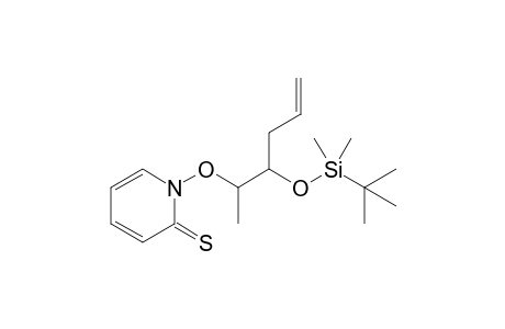 N-{[3'-(anti)-(t-Butyldimethylsilyl)oxy]-5'-hexen-2'-oxy}pyridine-2H-thione