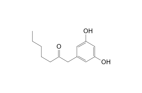 1-(3,5-dihydroxyphenyl)-2-heptanone