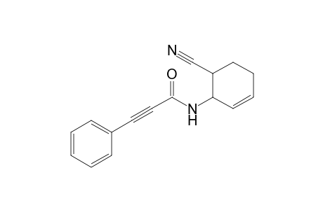 N-(6-Cyanocyclohex-2-enyl)-3-phenylpropiolamide