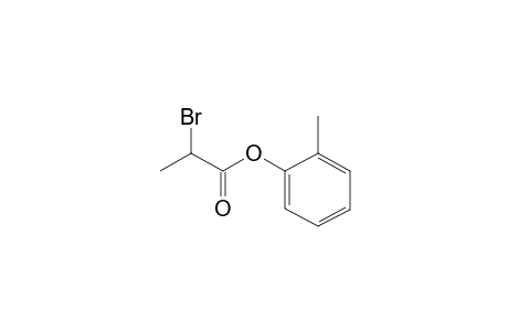 2-Bromopropionic acid, 2-methylphenyl ester