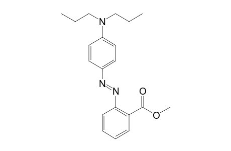 2-{(E)-[4-(Dipropylamino)phenyl]diazenyl}benzoic acid, o-methyl ester